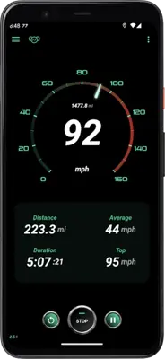 GPS Speedometer android App screenshot 0