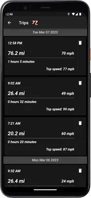 GPS Speedometer android App screenshot 5