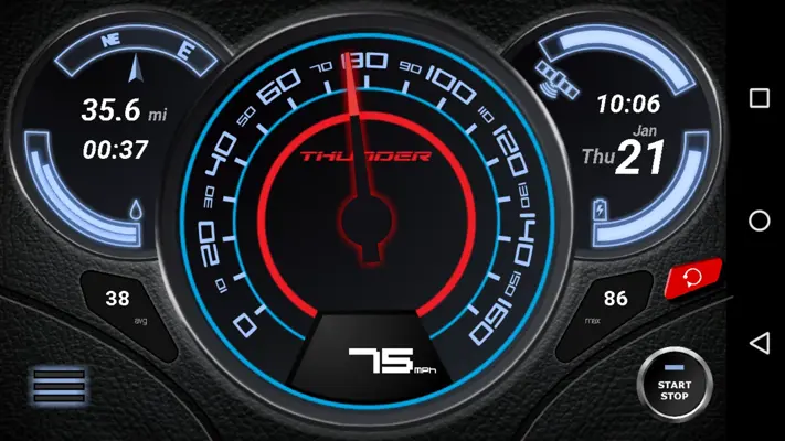 GPS Speedometer android App screenshot 7