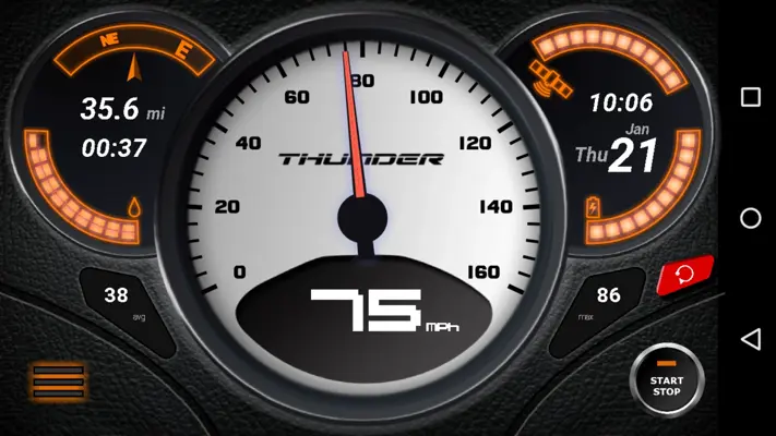 GPS Speedometer android App screenshot 8